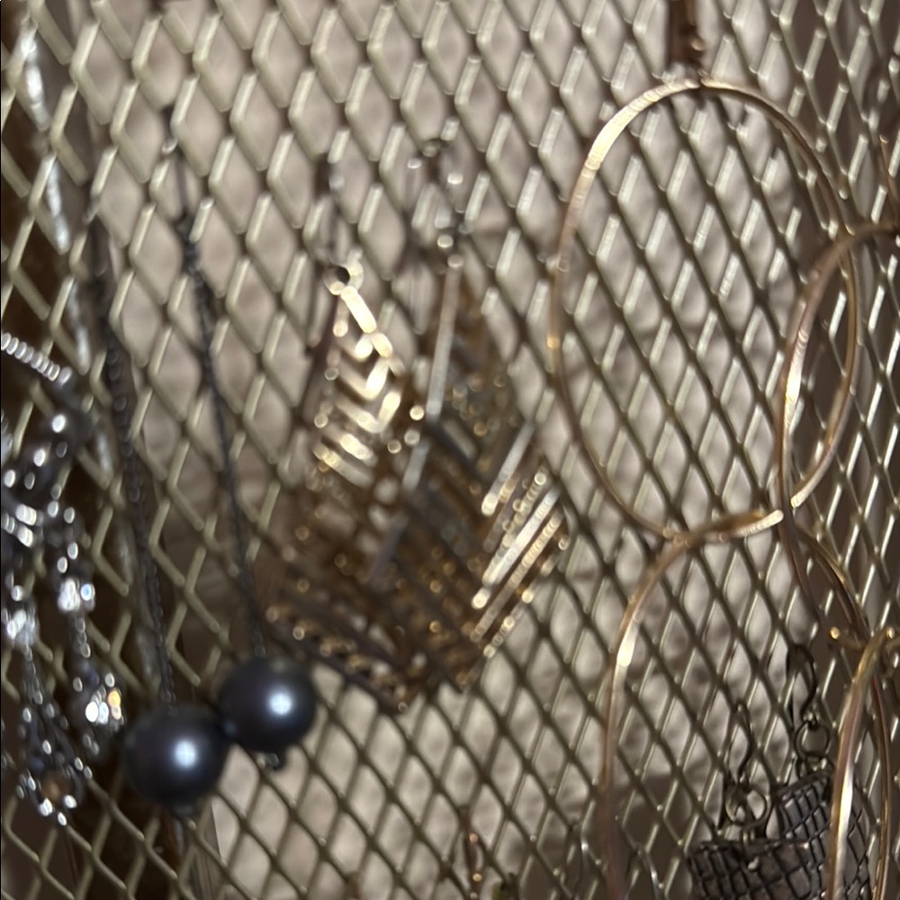 Elegant Gold and Silver Women's Earrings